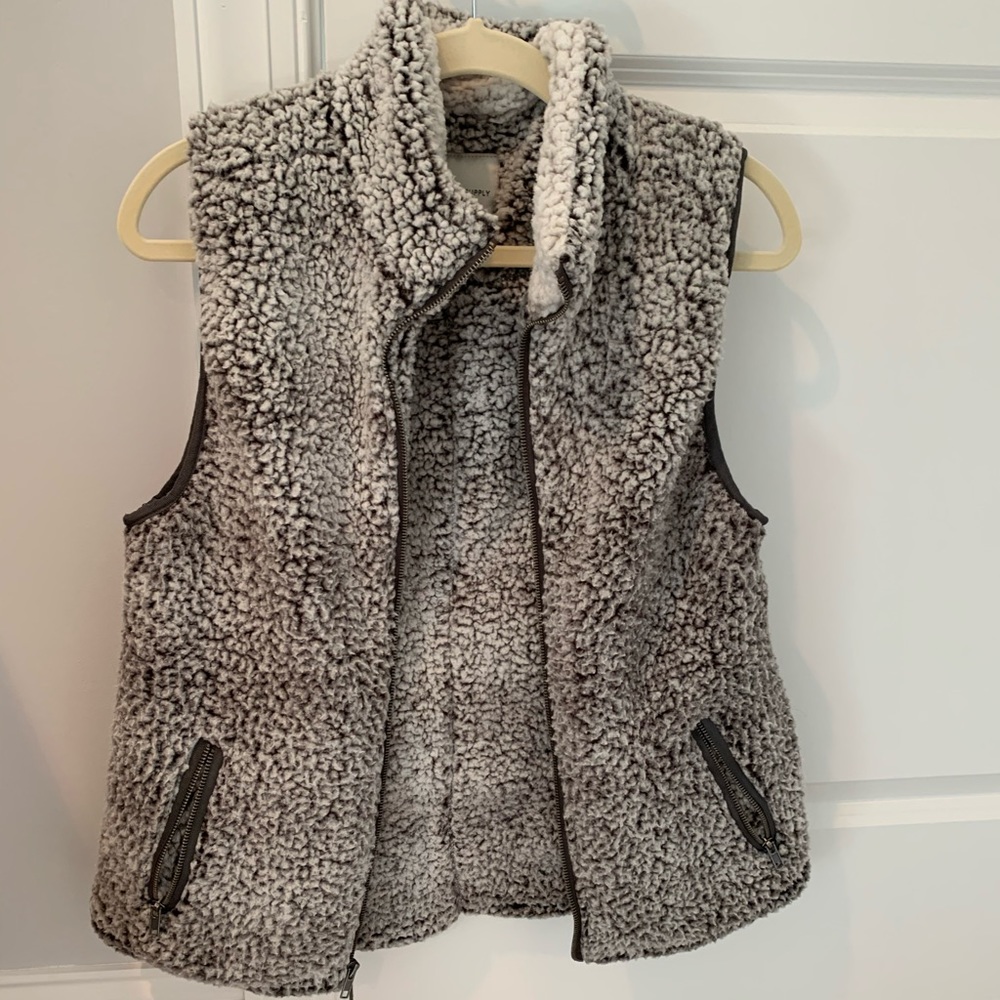 Fuzzy vest